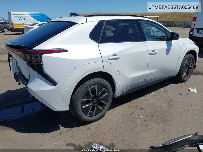 2026 Toyota Bz Xle VIN: JTMBFAEB5TA005409 Lot: 45049643