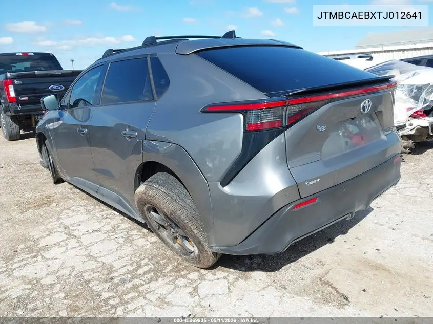 2026 Toyota Bz Xle Plus VIN: JTMBCAEBXTJ012641 Lot: 45069935