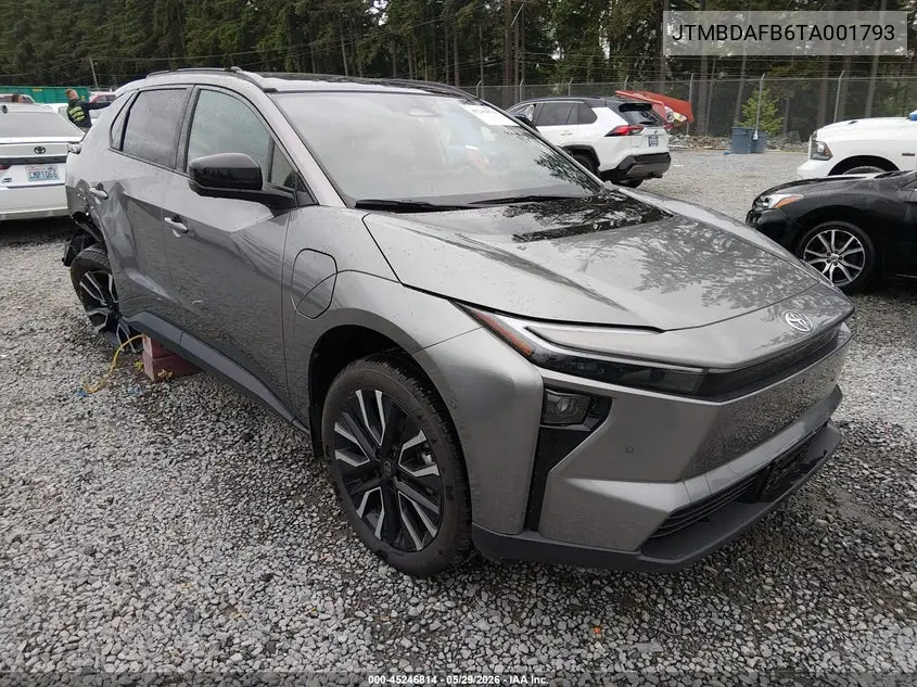 2026 Toyota Bz Limited VIN: JTMBDAFB6TA001793 Lot: 45246814