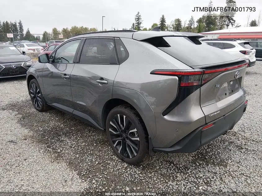 2026 Toyota Bz Limited VIN: JTMBDAFB6TA001793 Lot: 45246814