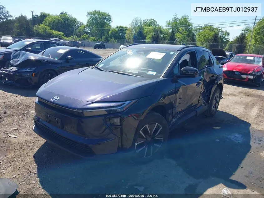 2026 Toyota Bz Xle Plus VIN: JTMBCAEB9TJ012937 Lot: 45277490