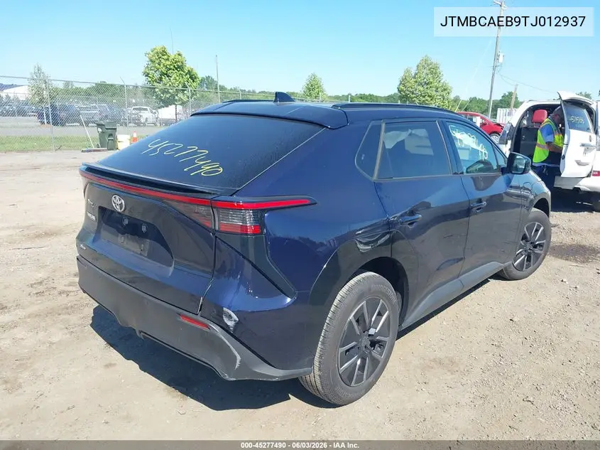 2026 Toyota Bz Xle Plus VIN: JTMBCAEB9TJ012937 Lot: 45277490