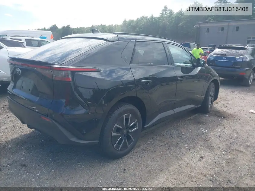 2026 Toyota Bz Xle VIN: JTMBDAFB8TJ016408 Lot: 45464340
