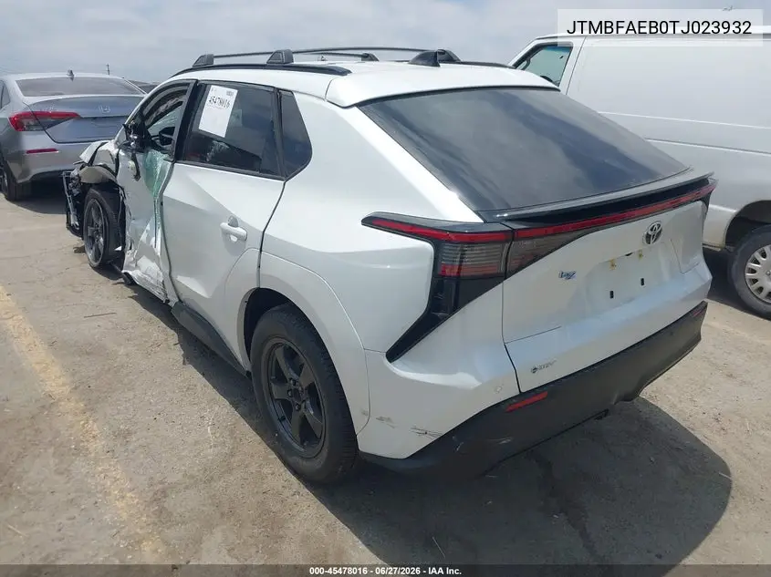 2026 Toyota Bz Xle VIN: JTMBFAEB0TJ023932 Lot: 45478016