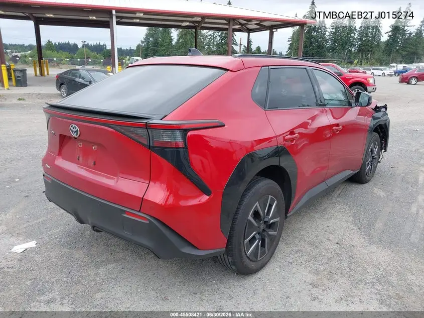 2026 Toyota Bz Xle Plus VIN: JTMBCAEB2TJ015274 Lot: 45508421
