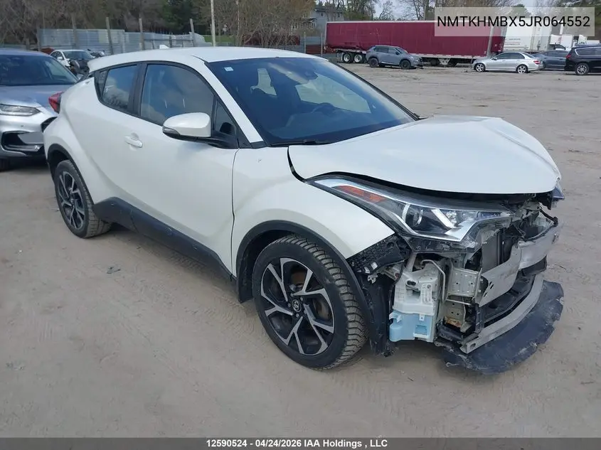 2018 Toyota C-Hr Xle VIN: NMTKHMBX5JR064552 Lot: 12590524X