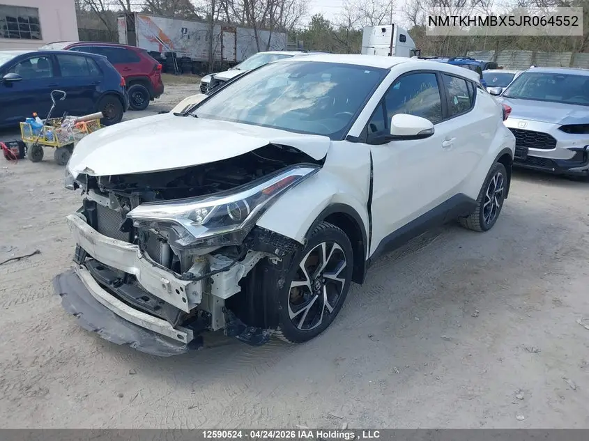 2018 Toyota C-Hr Xle VIN: NMTKHMBX5JR064552 Lot: 12590524X