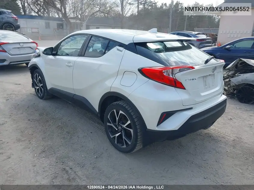 2018 Toyota C-Hr Xle VIN: NMTKHMBX5JR064552 Lot: 12590524X