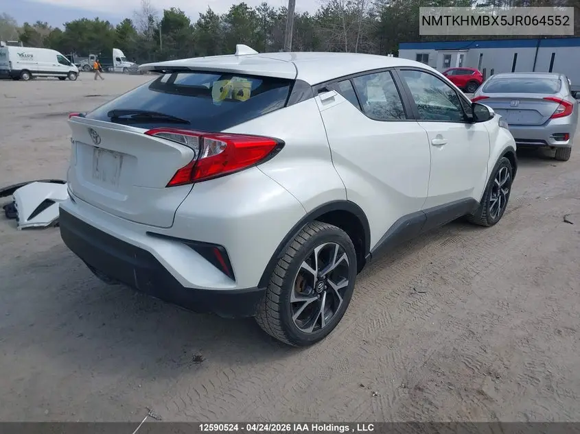 2018 Toyota C-Hr Xle VIN: NMTKHMBX5JR064552 Lot: 12590524X