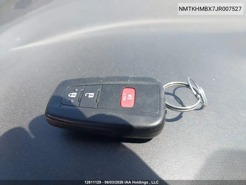 2018 Toyota C-Hr VIN: NMTKHMBX7JR007527 Lot: 12611129