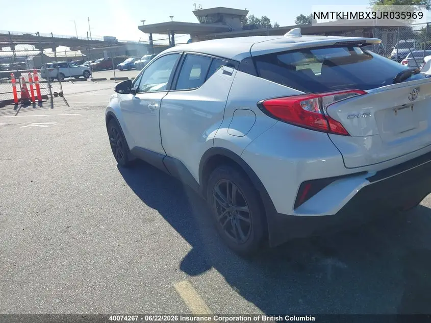 2018 Toyota C-Hr VIN: NMTKHMBX3JR035969 Lot: 40074267