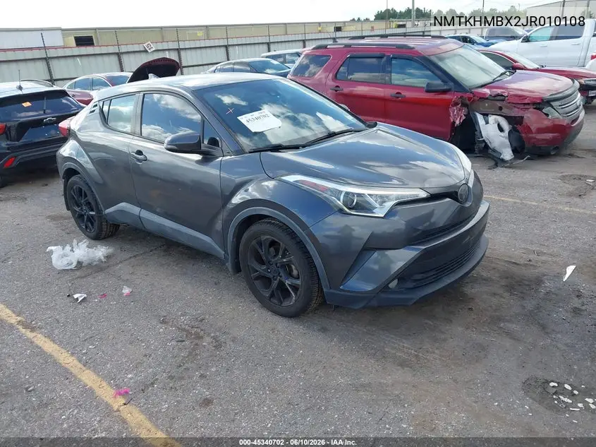 2018 Toyota C-Hr Xle Premium VIN: NMTKHMBX2JR010108 Lot: 45340702