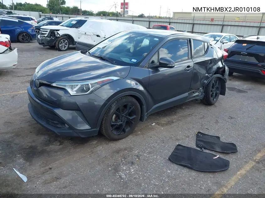 2018 Toyota C-Hr Xle Premium VIN: NMTKHMBX2JR010108 Lot: 45340702
