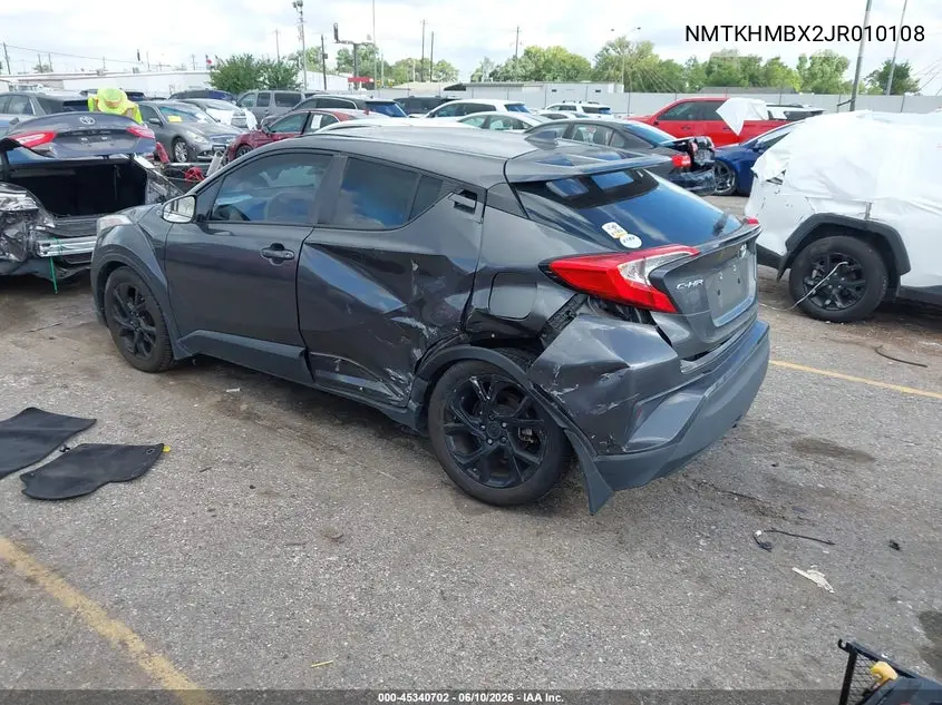 2018 Toyota C-Hr Xle Premium VIN: NMTKHMBX2JR010108 Lot: 45340702