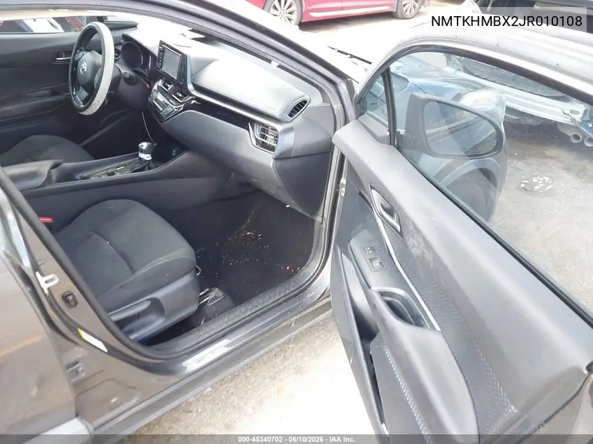 2018 Toyota C-Hr Xle Premium VIN: NMTKHMBX2JR010108 Lot: 45340702