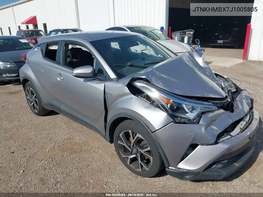 2018 Toyota C-Hr Xle VIN: JTNKHMBX7J1005805 Lot: 45350364