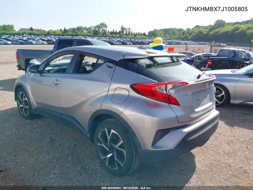 2018 Toyota C-Hr Xle VIN: JTNKHMBX7J1005805 Lot: 45350364