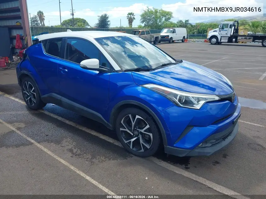 2018 Toyota C-Hr Xle/Xle Premium VIN: NMTKHMBX9JR034616 Lot: 45356111