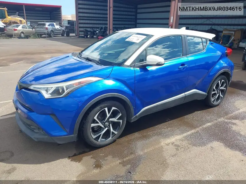 2018 Toyota C-Hr Xle/Xle Premium VIN: NMTKHMBX9JR034616 Lot: 45356111