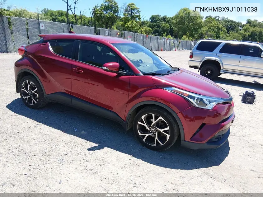2018 Toyota C-Hr Xle VIN: JTNKHMBX9J1011038 Lot: 45374694