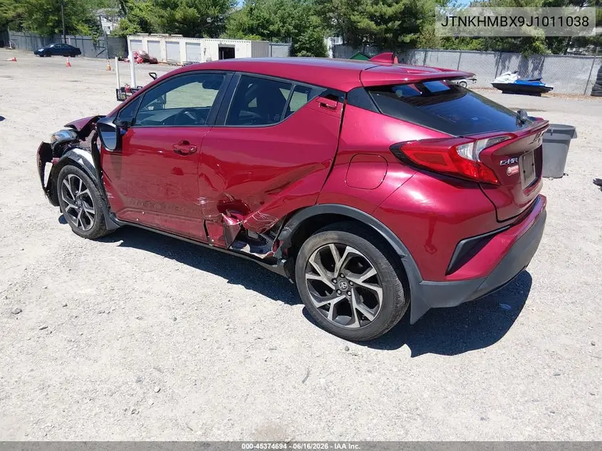 2018 Toyota C-Hr Xle VIN: JTNKHMBX9J1011038 Lot: 45374694