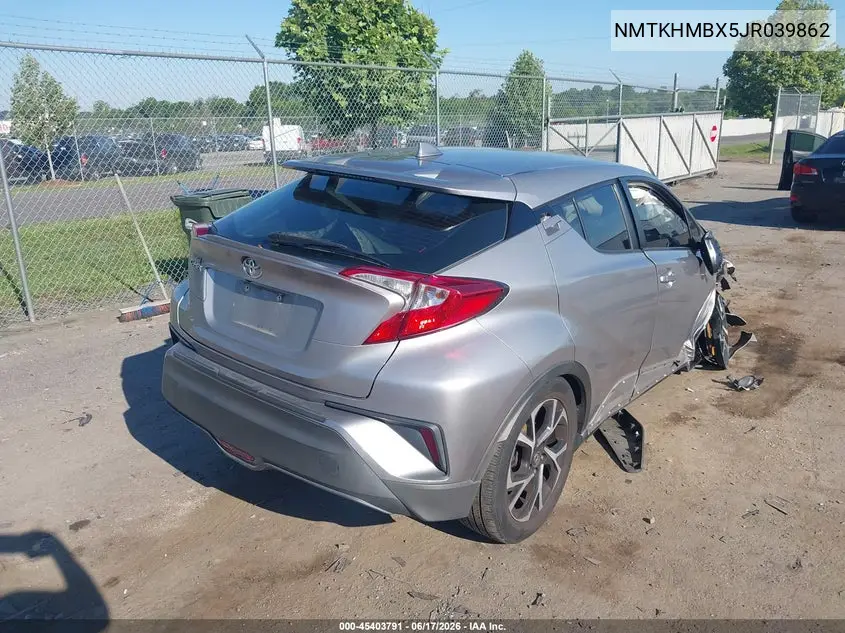 2018 Toyota C-Hr Xle Premium VIN: NMTKHMBX5JR039862 Lot: 45403791