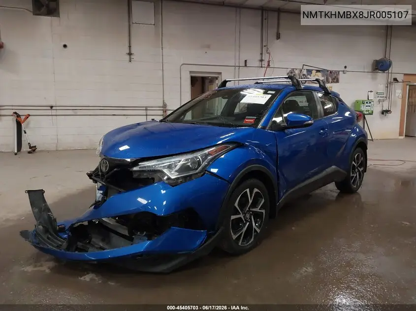 2018 Toyota C-Hr Xle VIN: NMTKHMBX8JR005107 Lot: 45405703