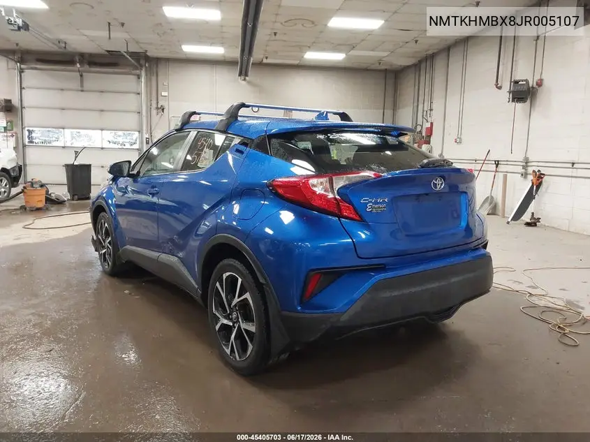 2018 Toyota C-Hr Xle VIN: NMTKHMBX8JR005107 Lot: 45405703