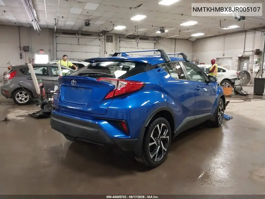 2018 Toyota C-Hr Xle VIN: NMTKHMBX8JR005107 Lot: 45405703
