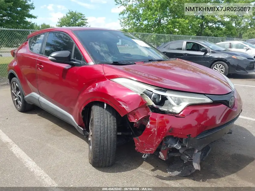 2018 Toyota C-Hr Xle Premium VIN: NMTKHMBX7JR025087 Lot: 45425243