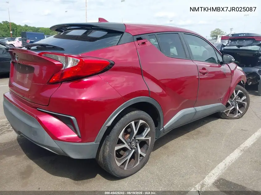 2018 Toyota C-Hr Xle Premium VIN: NMTKHMBX7JR025087 Lot: 45425243