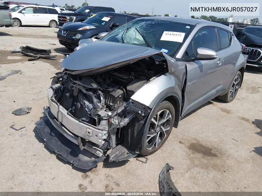 2018 Toyota C-Hr Xle Premium VIN: NMTKHMBX6JR057027 Lot: 45426835