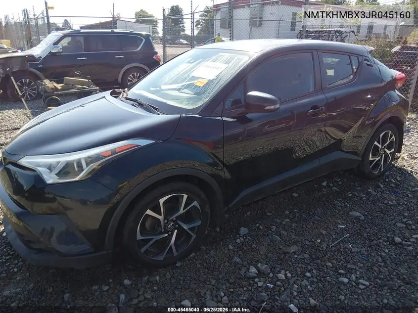 2018 Toyota C-Hr Xle Premium VIN: NMTKHMBX3JR045160 Lot: 45465040