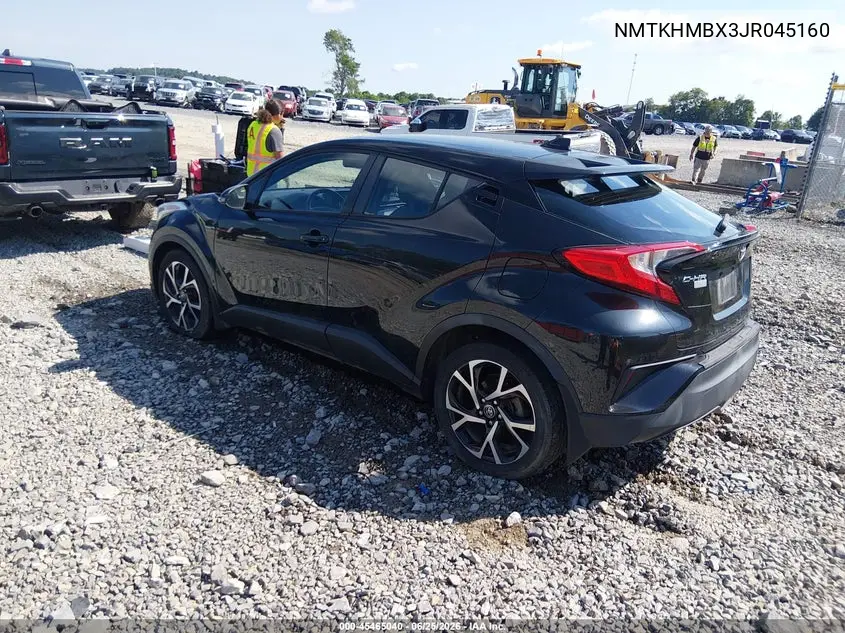 2018 Toyota C-Hr Xle Premium VIN: NMTKHMBX3JR045160 Lot: 45465040