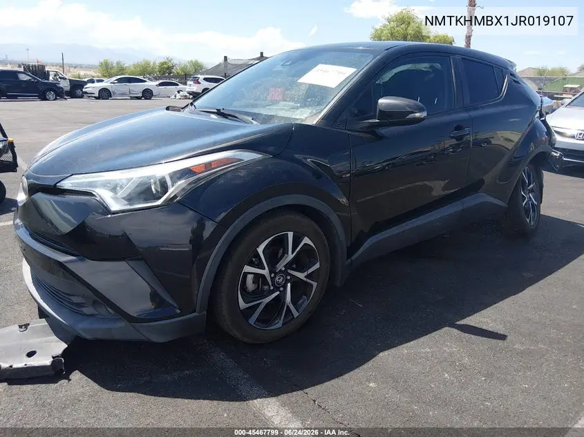 2018 Toyota C-Hr Xle Premium VIN: NMTKHMBX1JR019107 Lot: 45467799
