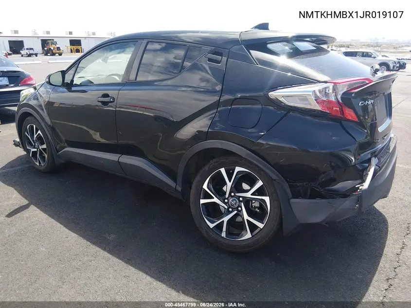 2018 Toyota C-Hr Xle Premium VIN: NMTKHMBX1JR019107 Lot: 45467799