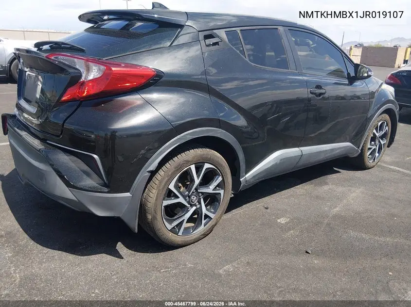 2018 Toyota C-Hr Xle Premium VIN: NMTKHMBX1JR019107 Lot: 45467799