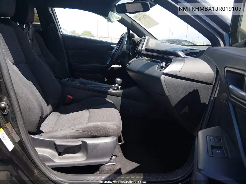 2018 Toyota C-Hr Xle Premium VIN: NMTKHMBX1JR019107 Lot: 45467799