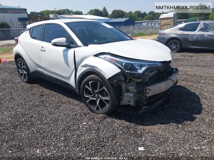 2018 Toyota C-Hr Xle VIN: NMTKHMBXXJR002063 Lot: 45480232