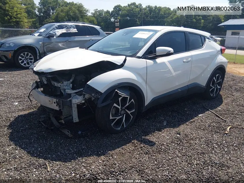 2018 Toyota C-Hr Xle VIN: NMTKHMBXXJR002063 Lot: 45480232