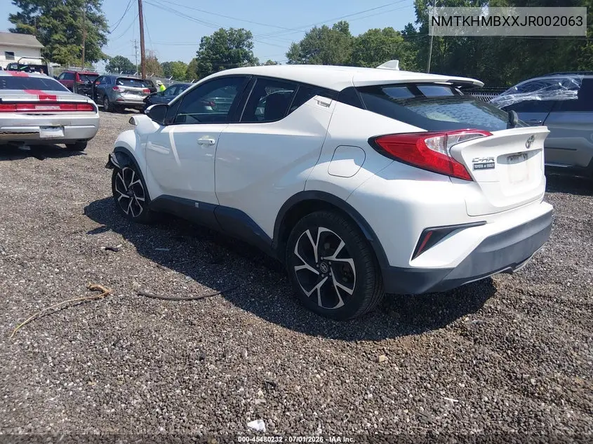 2018 Toyota C-Hr Xle VIN: NMTKHMBXXJR002063 Lot: 45480232
