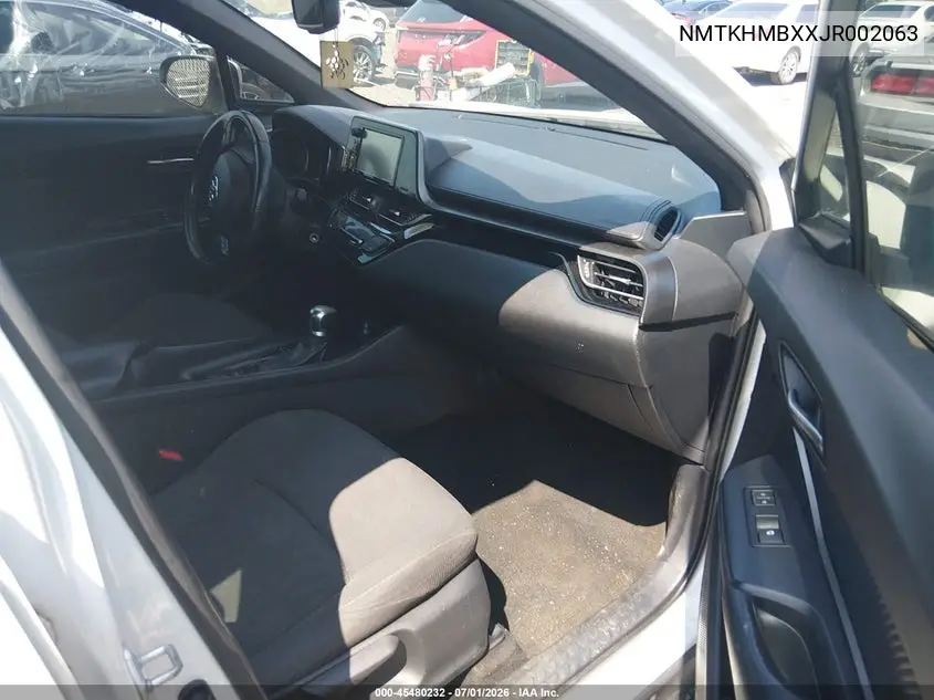 2018 Toyota C-Hr Xle VIN: NMTKHMBXXJR002063 Lot: 45480232