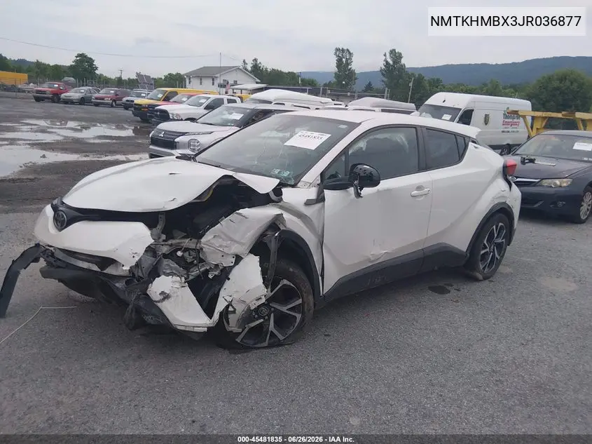 2018 Toyota C-Hr Xle Premium VIN: NMTKHMBX3JR036877 Lot: 45481835