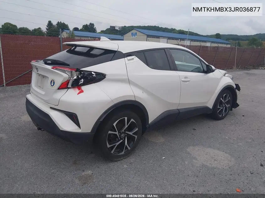 2018 Toyota C-Hr Xle Premium VIN: NMTKHMBX3JR036877 Lot: 45481835