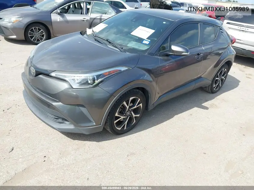 2018 Toyota C-Hr Xle VIN: JTNKHMBXXJ1005989 Lot: 45499583