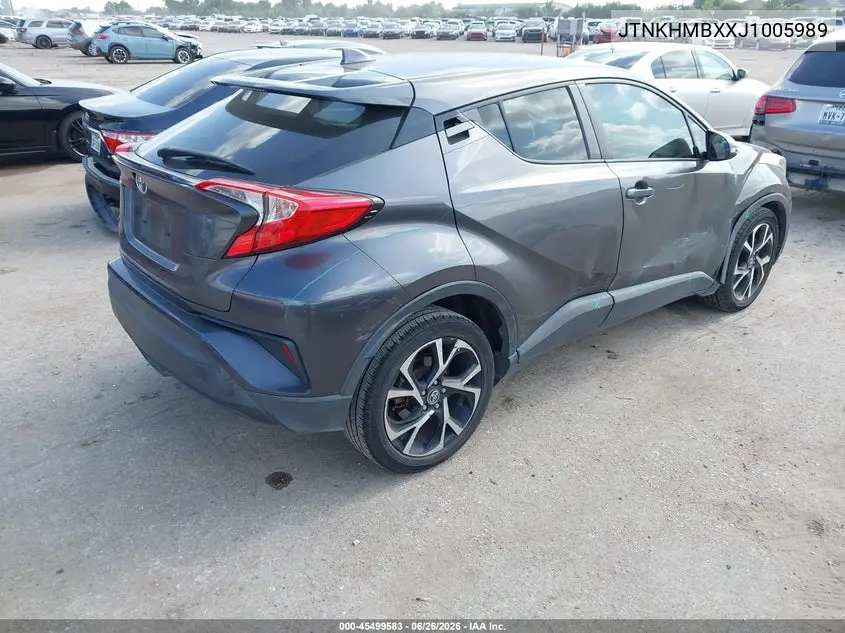 2018 Toyota C-Hr Xle VIN: JTNKHMBXXJ1005989 Lot: 45499583
