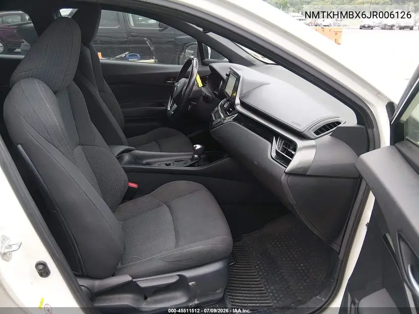 2018 Toyota C-Hr Xle Premium VIN: NMTKHMBX6JR006126 Lot: 45511512