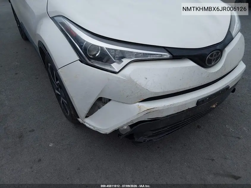 2018 Toyota C-Hr Xle Premium VIN: NMTKHMBX6JR006126 Lot: 45511512