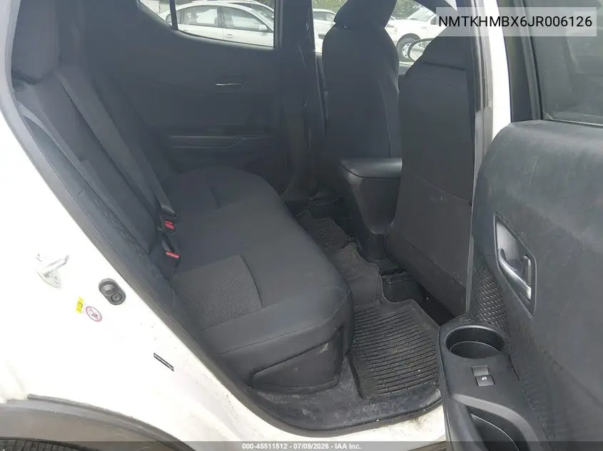2018 Toyota C-Hr Xle Premium VIN: NMTKHMBX6JR006126 Lot: 45511512