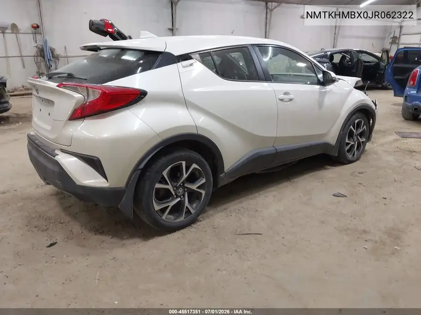 2018 Toyota C-Hr Xle Premium VIN: NMTKHMBX0JR062322 Lot: 45517351